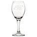 Mrs Always Right - Engraved Novelty Wine Glass Image 1