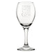 It's Not Drinking Alone If The Cat Is Home - Engraved Novelty Wine Glass Image 1