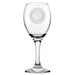 Happy 60th Birthday - Engraved Novelty Wine Glass Image 1