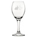 Best Rabbit Dad - Engraved Novelty Wine Glass Image 1