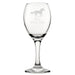 Best Horse Dad - Engraved Novelty Wine Glass Image 2
