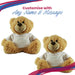 Cream Teddy Bear with A Big Heart Shapes Little Minds Design Image 5