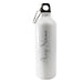 Engraved White Sports Bottle with any name Image 1
