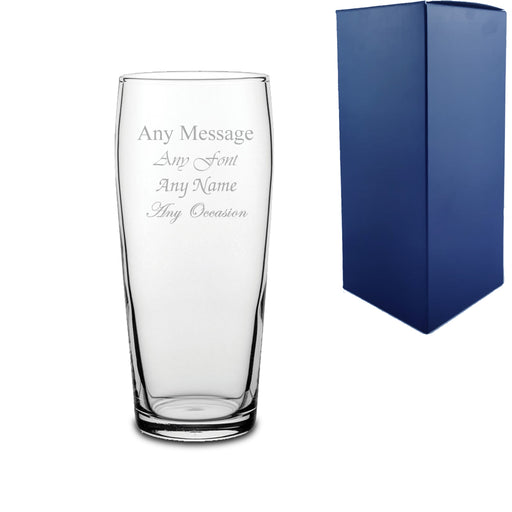 Engraved Jubilee Pint Glass Image 1