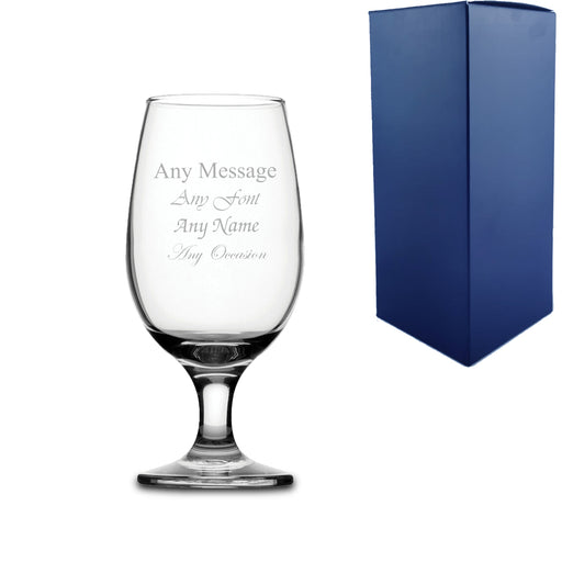 Engraved 12.5oz Maldive Cider Beer Glass with Gift Box Image 1