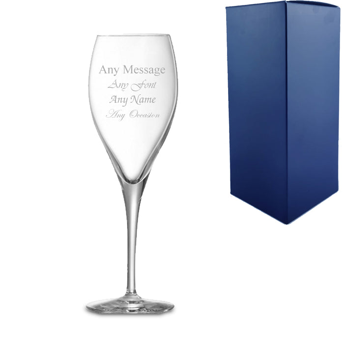 Engraved Oenologue Expert Champagne Flute Image 2