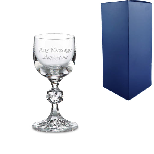 Engraved 50ml Claudia Liqueur Glass with Gift Box Image 1