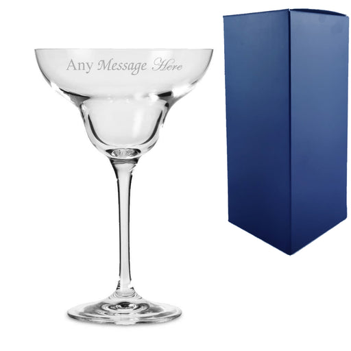 Engraved 270ml Infinity Cocktail Saucer With Gift Box Image 1