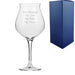 Personalised Engraved 760ml Infinity Cocktail Glass Gift Box Wedding Birthday Christmas Image 1