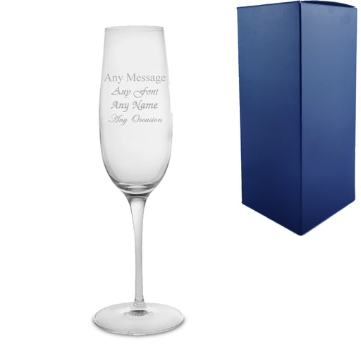 Engraved 235ml Allegro Champagne Flute With Gift Box Image 2