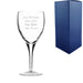Engraved 190ml Michelangelo White Wine Glass With Gift Box Image 2