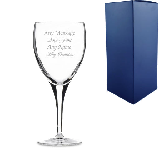 Engraved 190ml Michelangelo White Wine Glass With Gift Box Image 1