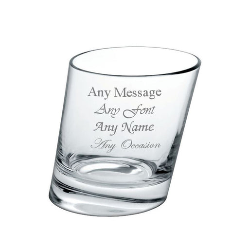 Engraved 50ml Slanted Tot Glass Image 1