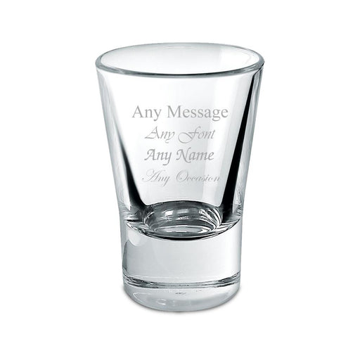 Engraved 35ml Conical Shot Glass Image 1