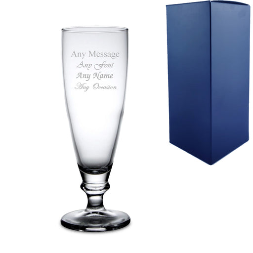 Engraved 13.5oz Harmony Beer Glass With Gift Box Image 1