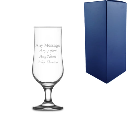 Engraved 385ml Nevakar Stemmed Beer Glass With Gift Box Image 2