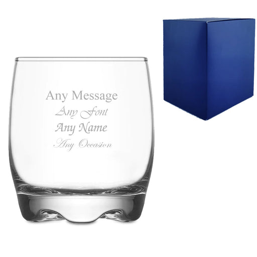 Engraved 290ml LAV Adora Whisky Glass With Gift Box Image 1
