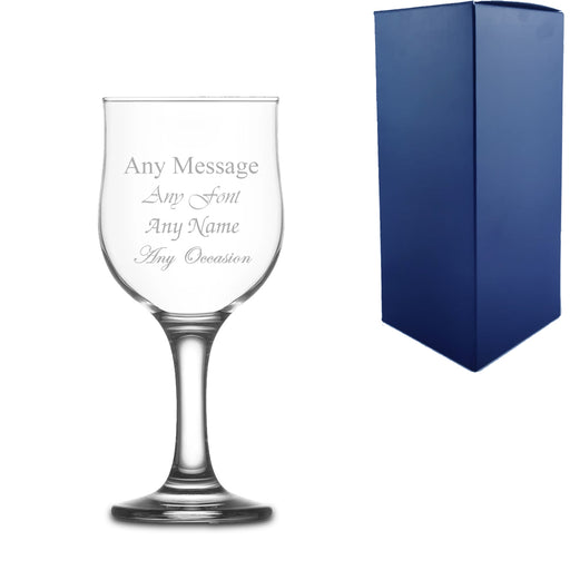Engraved 355ml Nevakar Wine Glass With Gift Box Image 2