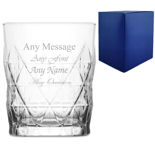 Engraved 345ml Keops Whisky Glass With Gift Box Image 1