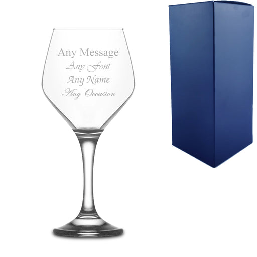 Engraved 450ml Ella Wine Glass With Gift Box Image 1