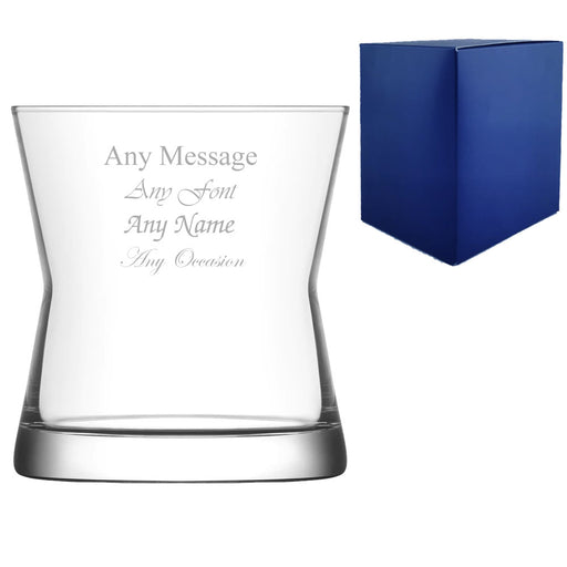 Engraved 300ml Derin Whisky Glass With Gift Box Image 1