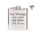 Engraved Stainless Steel 6oz Hip Flask with Funnel Image 1