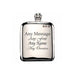 Engraved 4oz Pewter Hip Flask Image 1