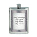 Engraved 6oz Pewter Celtic Hip Flask Image 2