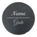 Engraved Round Slate Cheeseboard with Name you're Grate Design Image 1