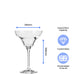 Engraved 270ml Infinity Crystal Cocktail Saucer With Gift Box