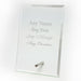 Personalised engraved 7 inch bevelled Glass Plaque, Personalise with any message Image 1