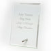 Personalised engraved 7 inch bevelled Glass Plaque, Personalise with any message Image 2