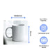 Mr and Mrs Mug Set, Elegant Font Design, Ceramic 11oz/312ml Mugs Image 5