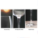 Personalised Engraved Mega Pint Glass, Fits a Whole Bottle of Wine, Novelty Gift, Modern Design Image 4