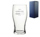 Engraved Pint Glass Name's Gamer Fuel Design, Gift Boxed, Personalise with any name for any gamer Image 1