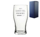 Engraved Pint Glass with Name's Gamer Fuel Hearts Design, Gift Boxed, Personalise with any name for any gamer Image 1