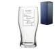 Engraved Pint Glass With Name Retro Arcade Game, Gift Boxed, Personalise with any name for any gamer Image 2