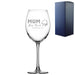 Engaved Wine Glass 19oz With Mum You Rock Design Image 1