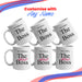 His and Hers Mug Set, The Boss and The Actual boss, 11oz/312ml Mugs Image 4