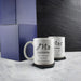 Mr and Mrs Mug Set, Elegant Font Design, Ceramic 11oz/312ml Mugs Image 3
