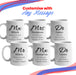 Gender Neutral Wedding Mug Set, Mx and Mx Elegant Font Design Image 4