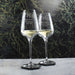 Engraved Mrs and Mrs Sublym Wine Glasses, 15.8oz/450ml, Elegant Font Image 4