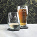 Engraved His and Hers Any Text Beer and Stemless Wine Glass Set Image 4