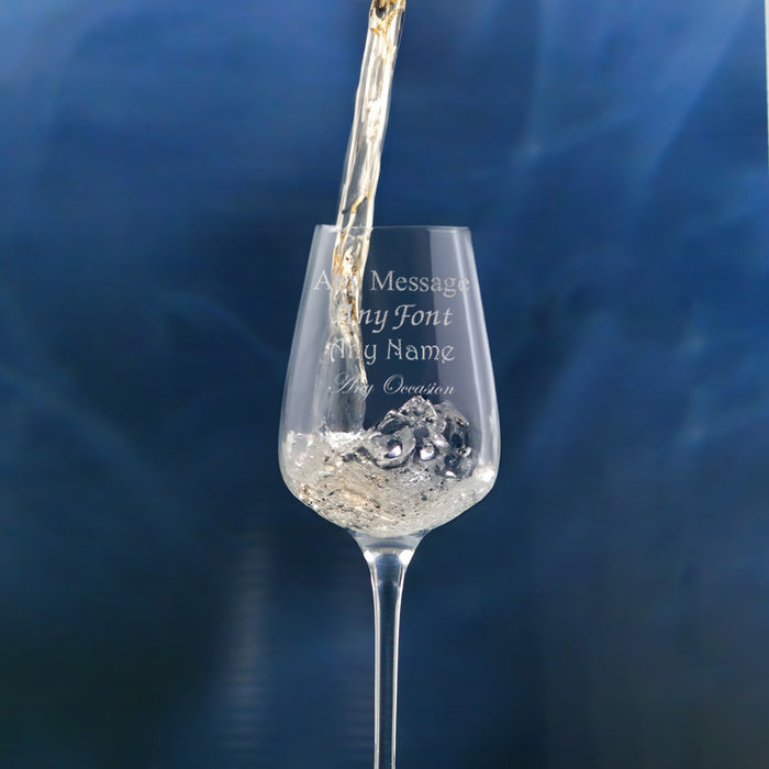 Engraved Crystal Wine Glass, Sublym Small 250ml Glass, Gift Boxed Image 4