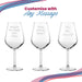 Engraved Red Wine Glass, Allegra 490ml Glass, Gift Boxed Image 5