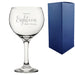 Engraved 18th Birthday Cubata Gin Glass, Years Young Delicate Font Image 1