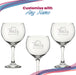Engraved 30th Birthday Cubata Gin Glass, Years Young Delicate Font Image 5