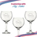 Engraved 90th Birthday Cubata Gin Glass, Years Young Delicate Font Image 5