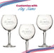 Engraved 40th Birthday Hudson Gin Glass, Years Young Sweeping Font Image 5