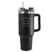 Engraved Extra Large Black Travel Cup 40oz/1135ml, Any Message Image 2